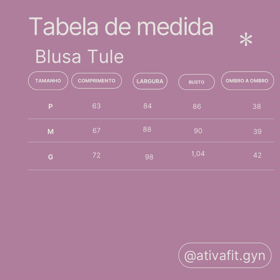Blusa Mullet Tule Branco