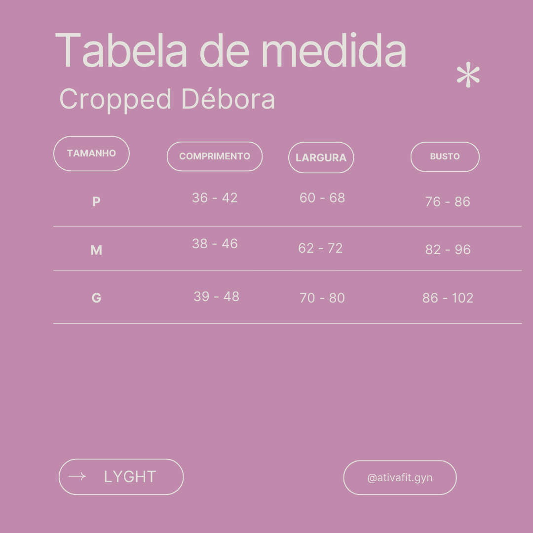 Cropped Debora Preto