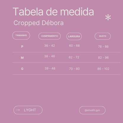 Cropped Debora Preto