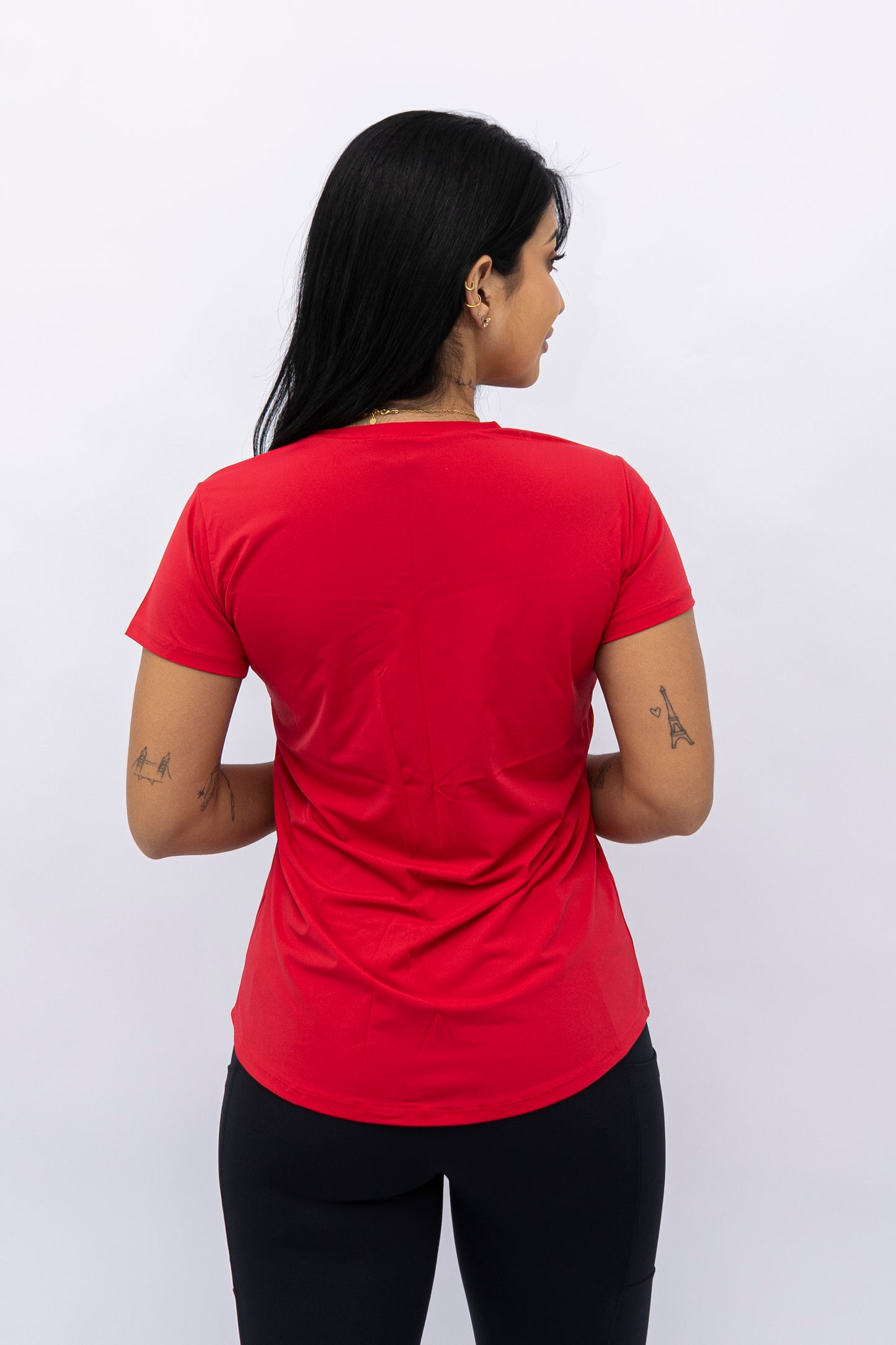 Blusa Mullet Fluity Gola V Vermelha