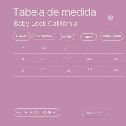 BabyLook Califórnia Citrus