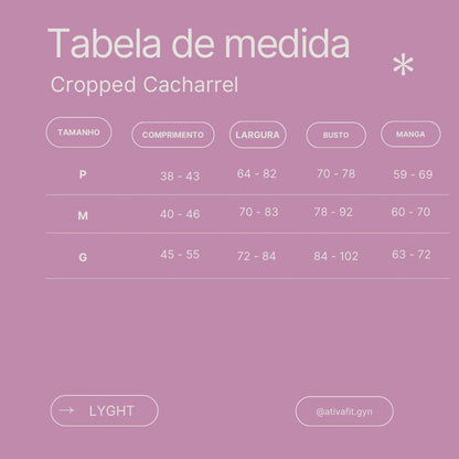 Cropped Cacharrel Preto