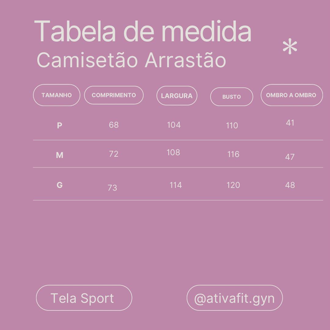 Camisetão Arrastão Cinza