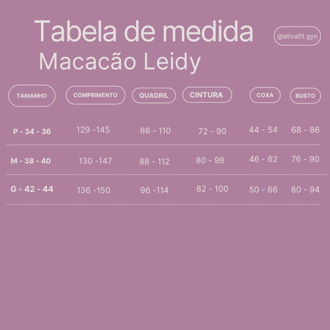 Macacão Legging Pille Preto