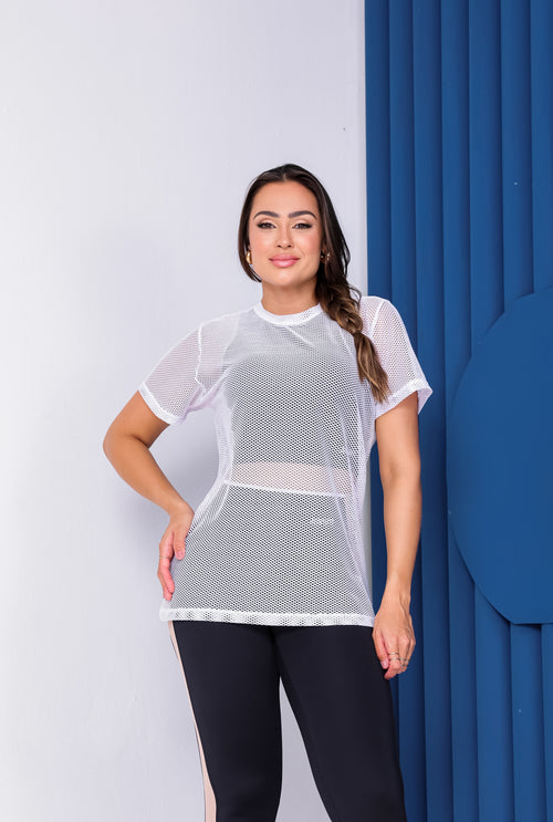Camisetão Arrastão Branco