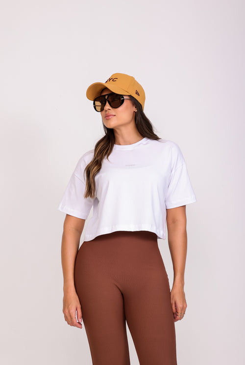 Cropped Oversized Branco