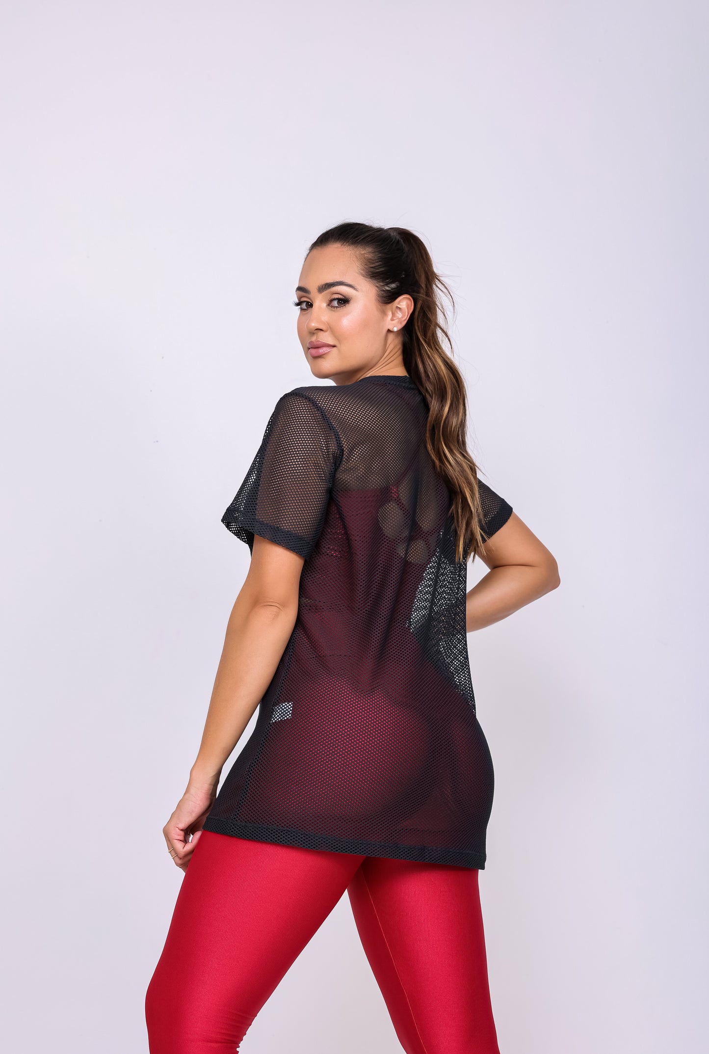 Camisetão Arrastão Preta