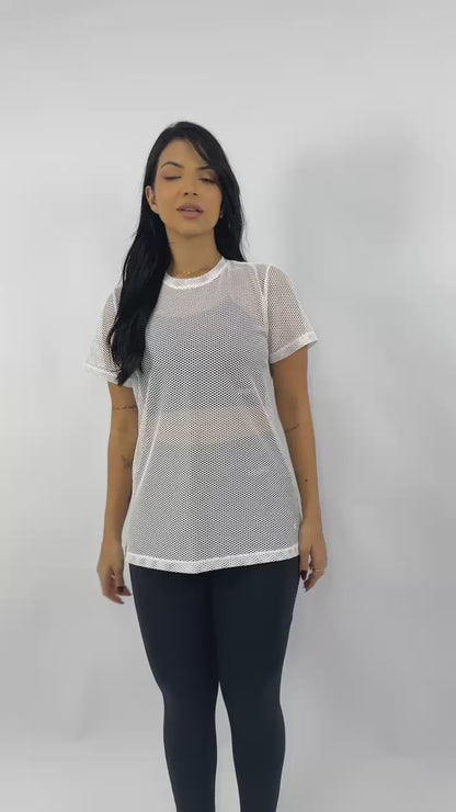 Camisetão Arrastão Branco