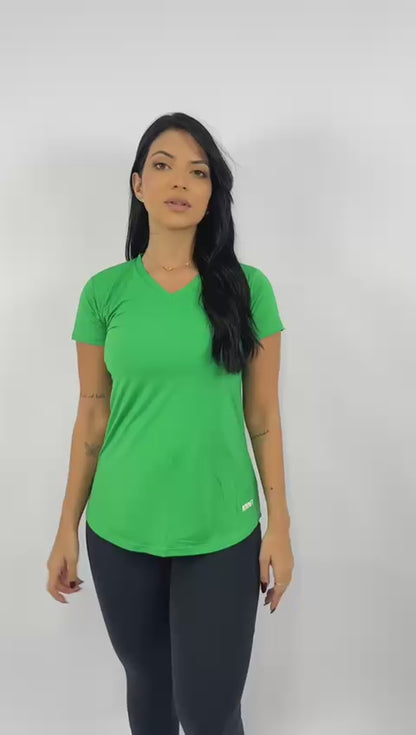 Blusa Mullet Fluity Gola V Verde